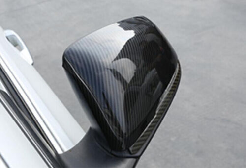 for BMW X2 F39 2018-2021 ABS Cover Trim Exterior Rear View Mirror Carbon Fiber