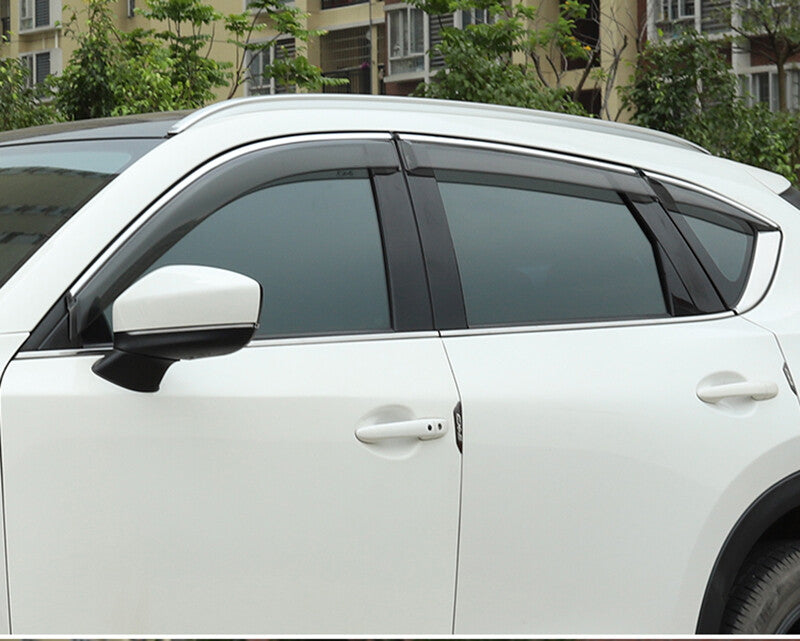 6pcs for Mazda CX-5 2017-2024 Side Window Visor Sun Rain Deflectors Guard Vent