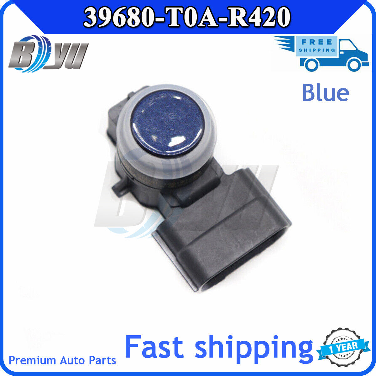 PDC Right Bumper Parking Sensor 39680-T0A-R420 for 2016-2018 for Honda Accord (Blue) v