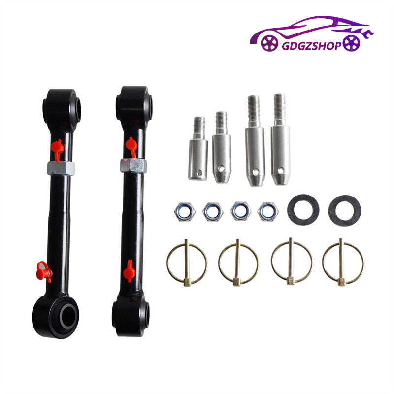 Adjustable Front Sway Bar Links Disconnects for 2007-2018 for Jeep for Wrangler JK JKU Q