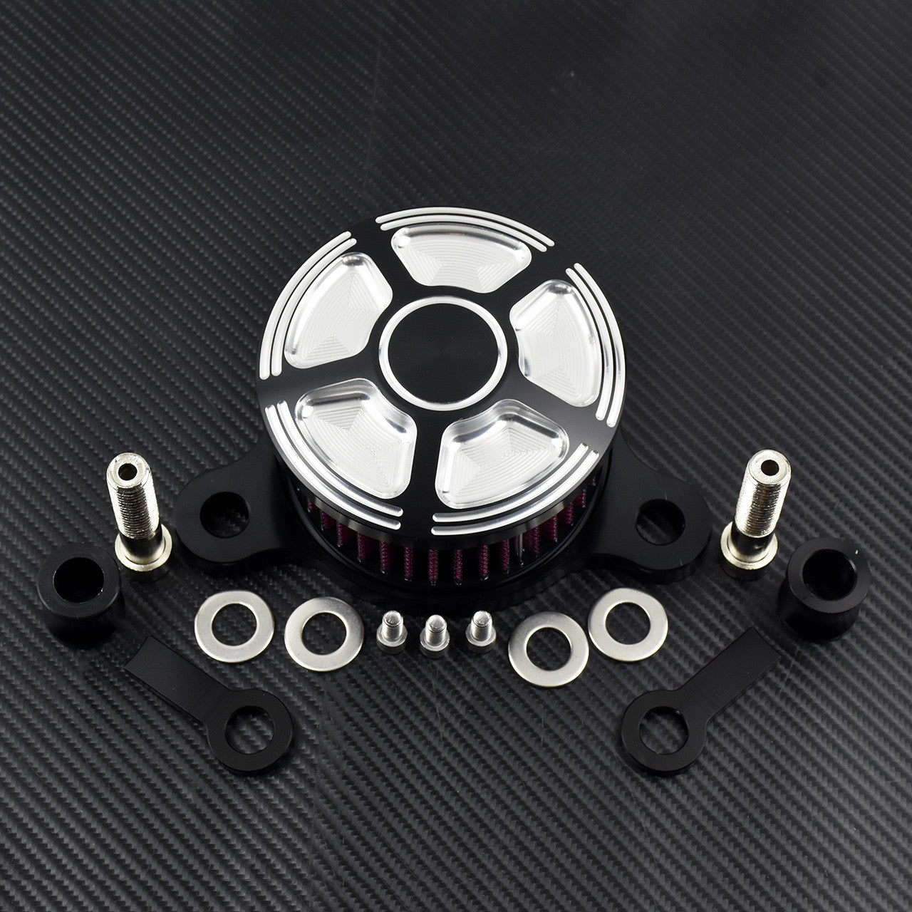 Circle Air Cleaner Intake Filter System Fit for Harley Sportster 883 1200 04-19 Q