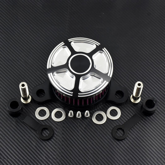 Circle Air Cleaner Intake Filter System Fit for Harley Sportster 883 1200 04-19 Q