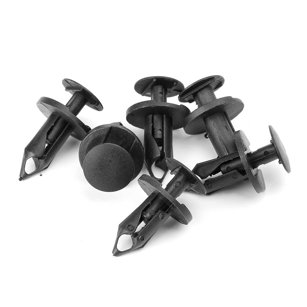 100X Car Body Bumper Fender Retainer Push Pin Clip Rivet Fasteners Kit Plastic