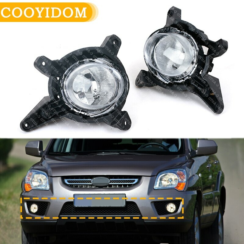 ?? Pair Front Bumper Fog light Driving light for KIA Sportage 2009-2012 ??