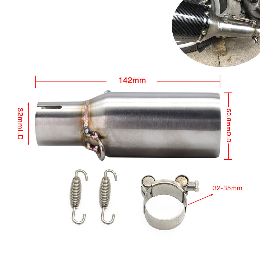 50.8mm Stainless Steel Exhaust Mid Pipe Middle Link For Piaggio BEVERLY MP3 X10 Q