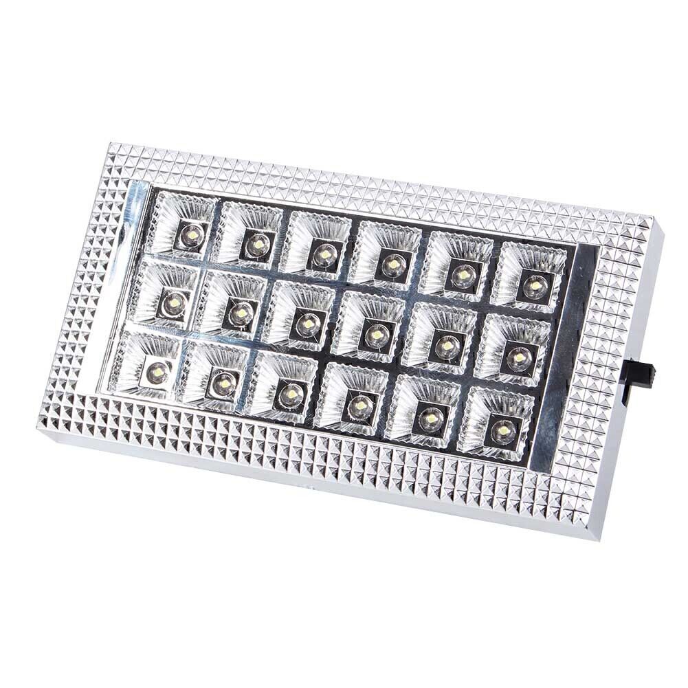 12V 18 LED White Roof Ceiling Vehicle Car Interior Reading Lights Lamp Bulb New