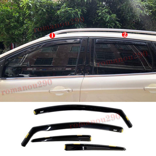 for Ford Escape 2013-2019 Smoke Window Wind Visors Sun Rain Guard Vent Deflector