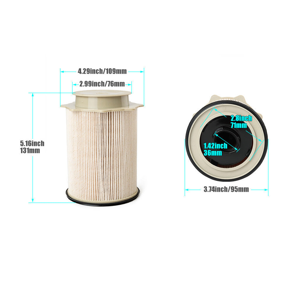 6-piece diesel fuel filter for Dodge for Ram 2500 3500 4500 5500 6.7L Turbo 19-22- n