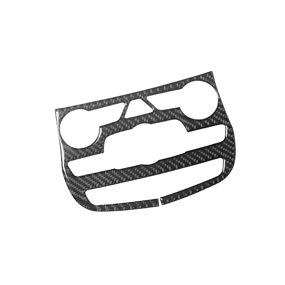 Carbon Fiber Center Storage Cover Sticker Trim for Hyundai Azera 2006-2011 v