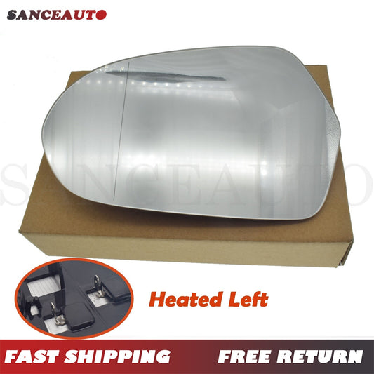 Heated rearview mirror glass for left drive in for Audi A6 C7 S6 RS6 4G 4G0857535D- n