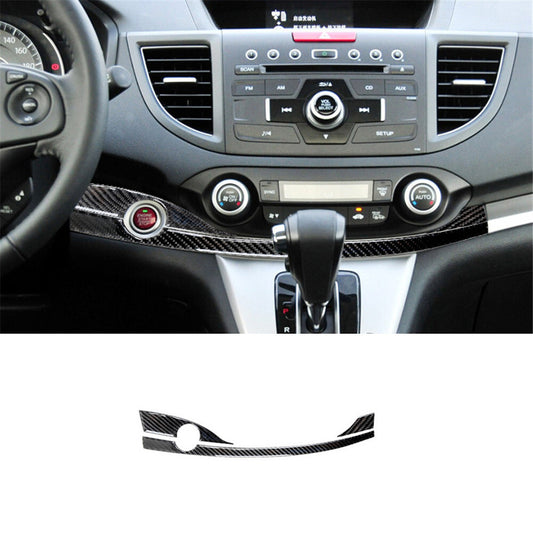 Carbon Fiber Central Storage Box Panel Cover Trim for Dodge Journey 2009-2010 v