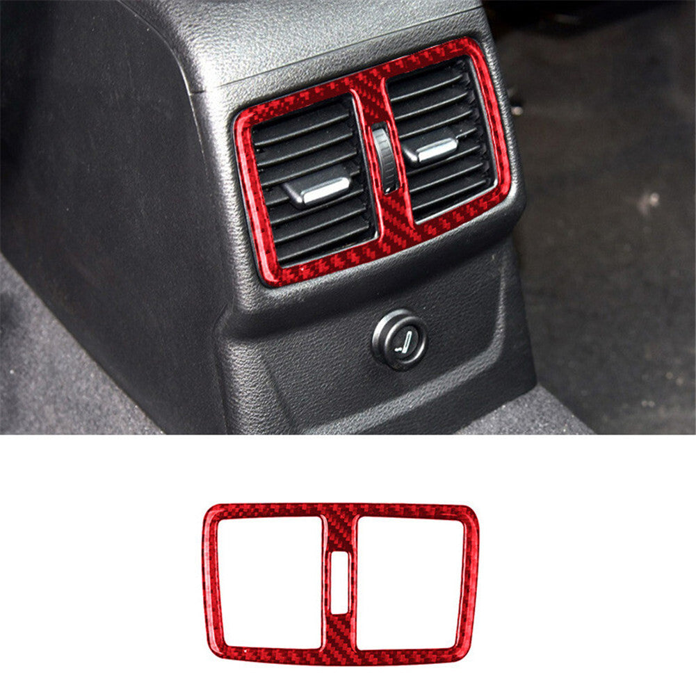 2x Carbon Fiber for Seat Button Adjustment Cover Trim For 718 2016-2022 v