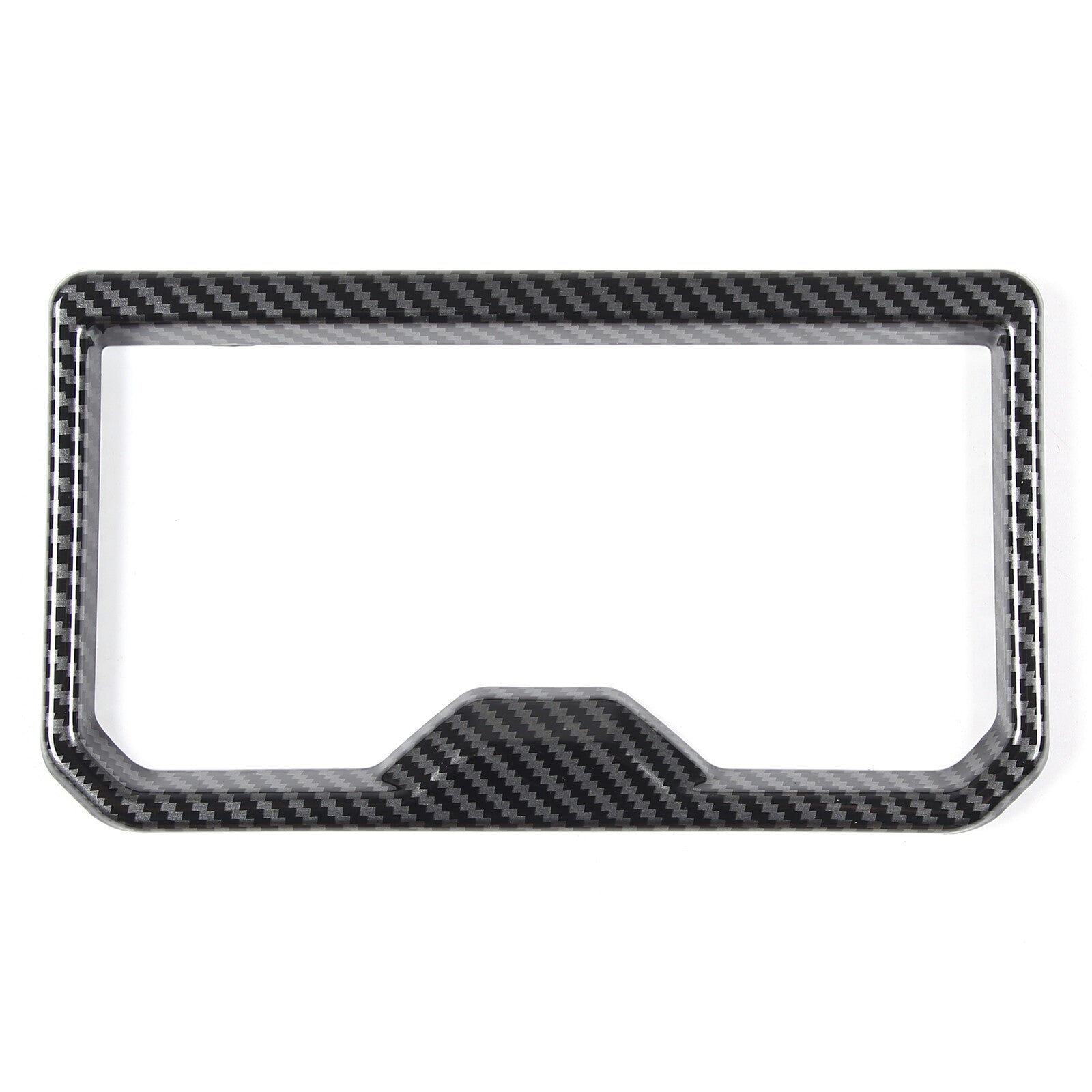 Carbon fiber ABS front cup holder cover trim frame for Tacoma 2024- n