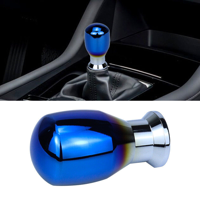 1-piece manual car/truck gear shift lever, blue head - n