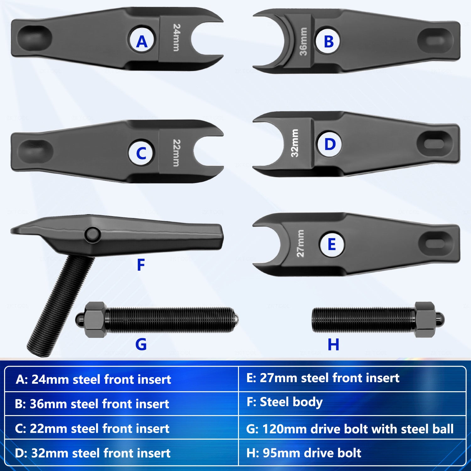 Heavy Duty Ball Joint Separator Remover Tool for BMW for Mercedes-Benz for Audi Porche