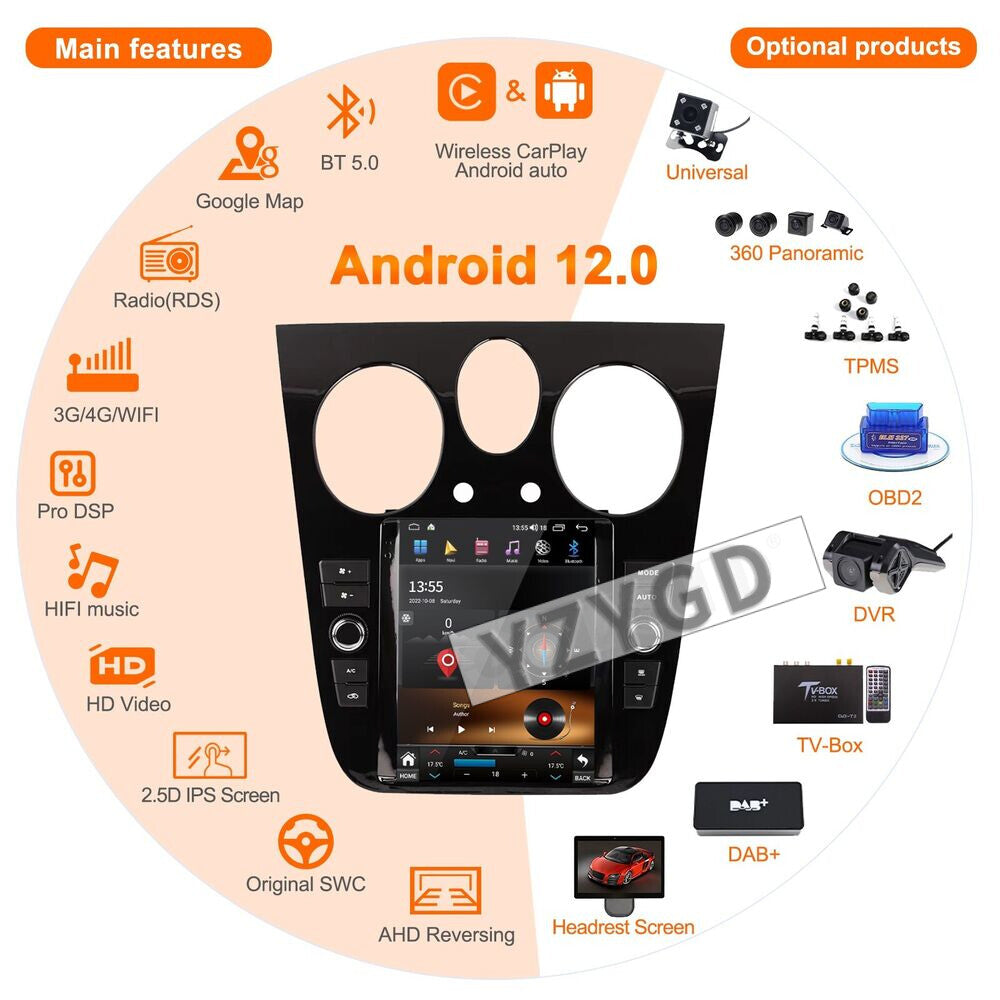 for Bentley for Bentayga 2016-2021 Car Radio Carplay Receiver GPS Screen 2Din Stereo