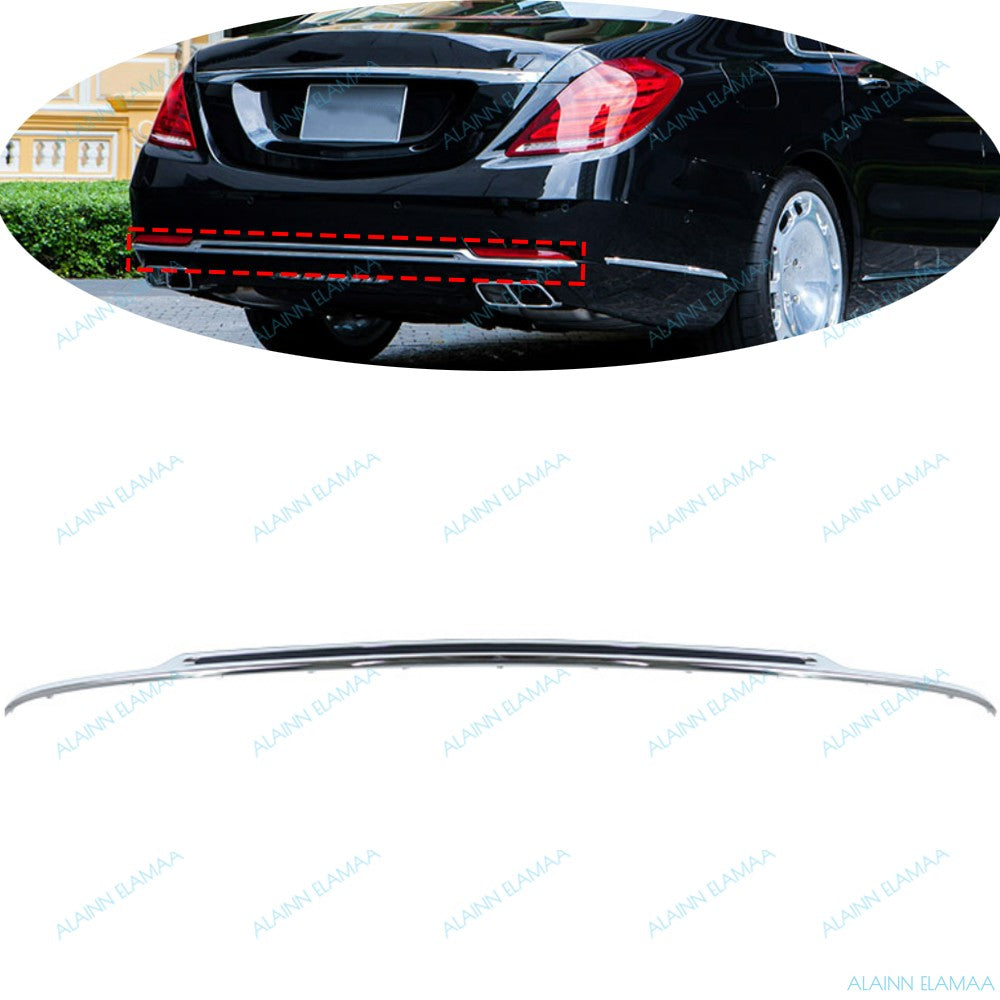 Rear Bumper Molding Trim for Mercedes for Benz S W222 S450 S400 S500 S600 2014-17