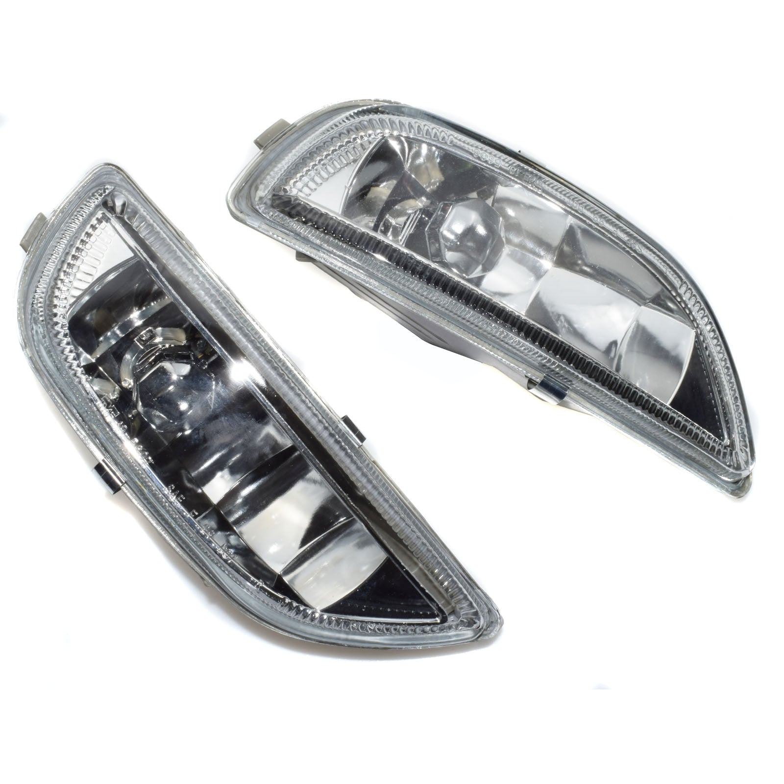 2 Pieces for 01-02 for COROLLA Clear Lens BUMPER DRIVING FOG BULBS Lights LH Right Grip - v