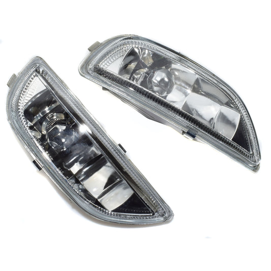2 Pieces for 01-02 for COROLLA Clear Lens BUMPER DRIVING FOG BULBS Lights LH Right Grip - v