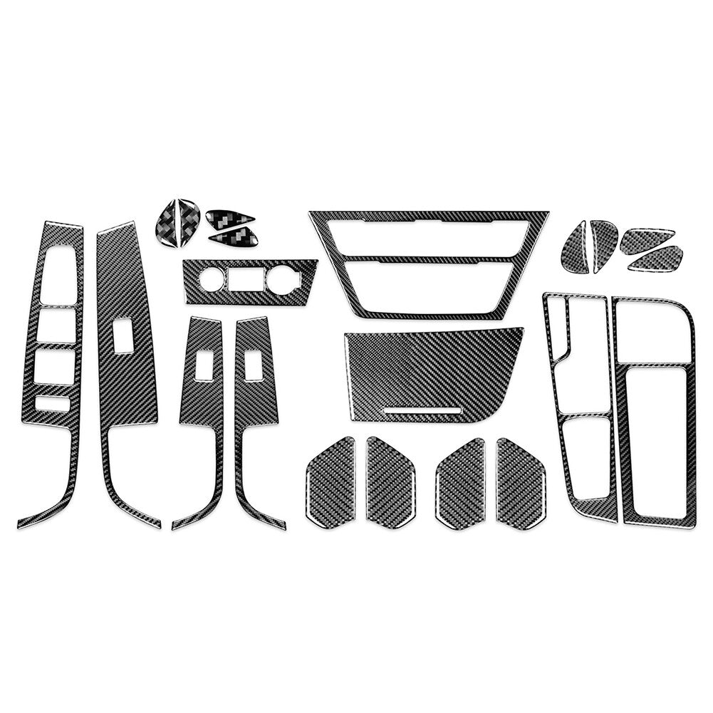 21Pcs Carbon Fiber Interior Dash Trim Kit for Hyundai Sonata