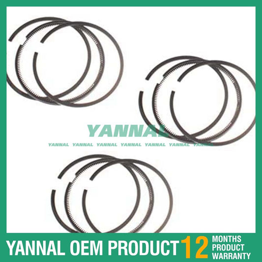 Brand new 3 sets of piston rings, 31A17-00010, for S3L/S3L2 engine parts.
