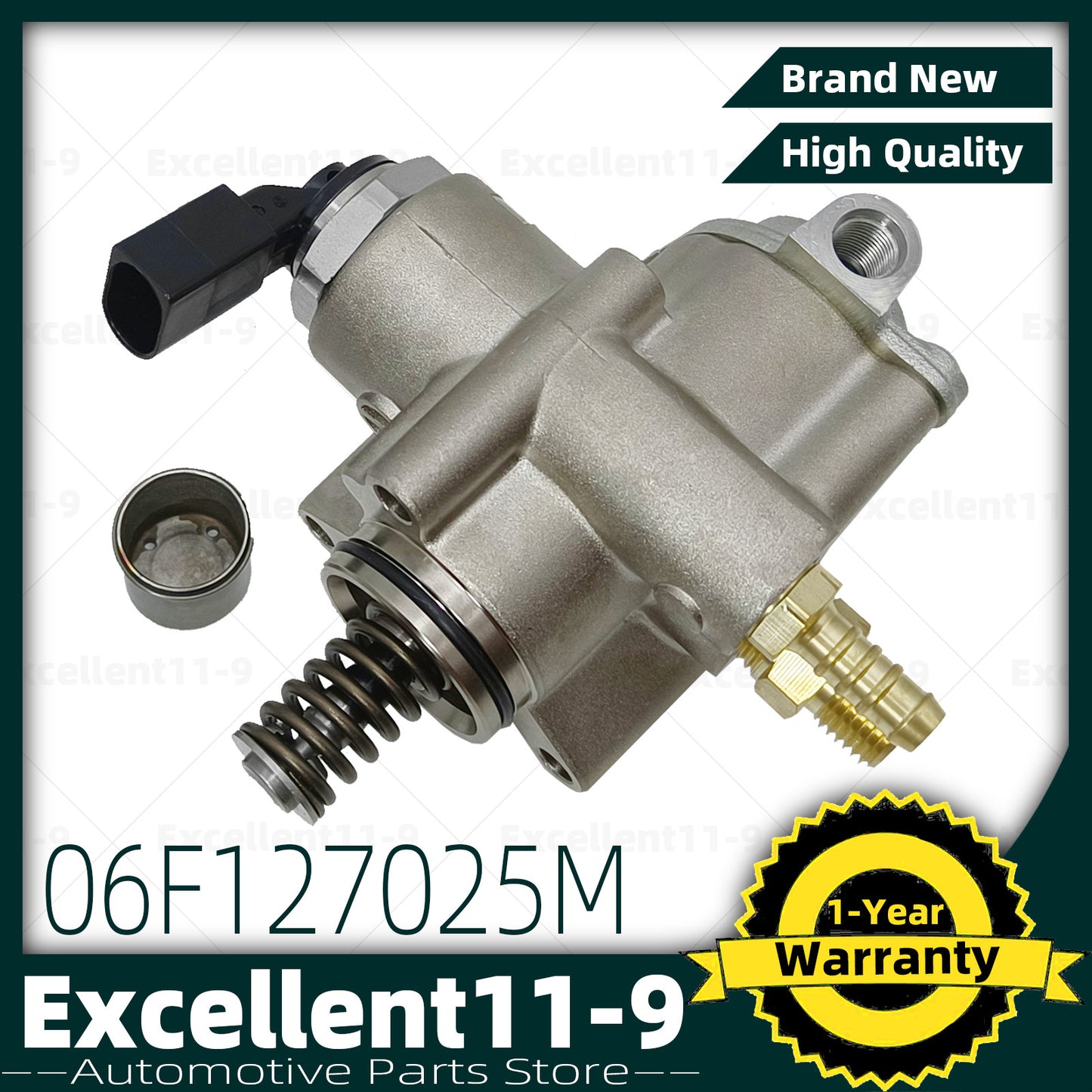 High-pressure fuel pump with Tappet 06F127025M, suitable for TT Eos, for Audi A1, A3, A4, A6, TT