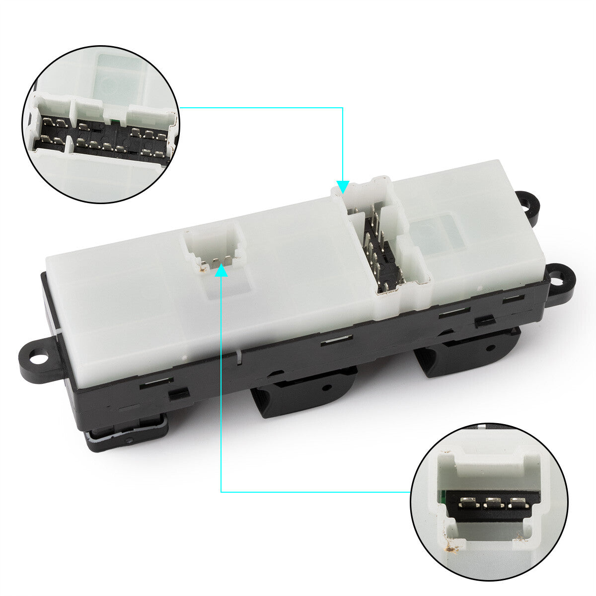 2008-2012 Sentra 4-door 2.0L L4 Left front drive side window switch - n