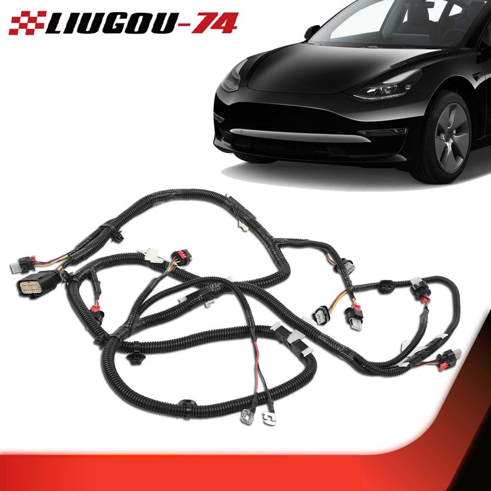 Suitable for 2021 and 2022 Model 3 Y front bumper park assist sensor wiring, Harnes- v