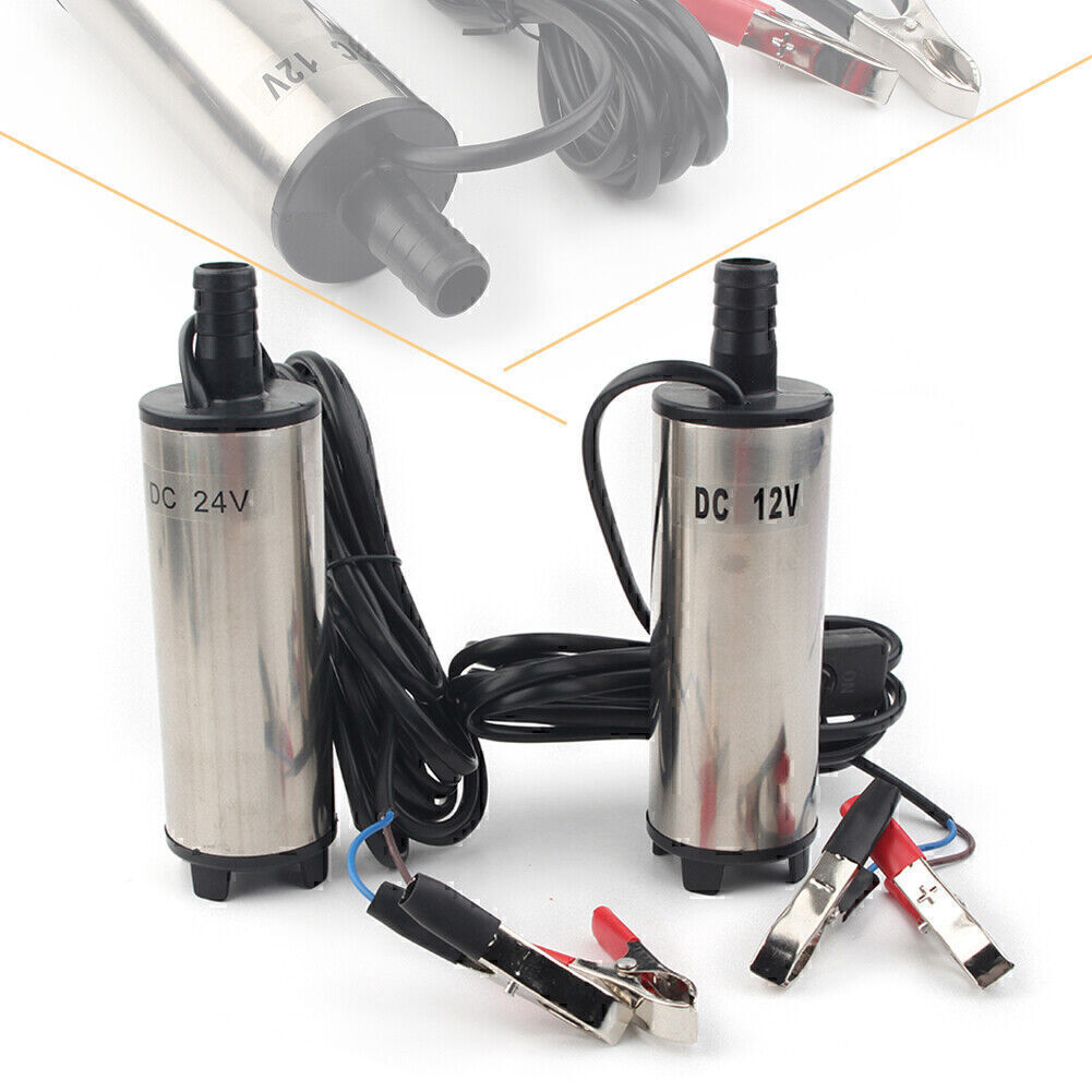 51 mm diameter submersible pump for water, oil, and diesel fuel transfer, 33L/min. n