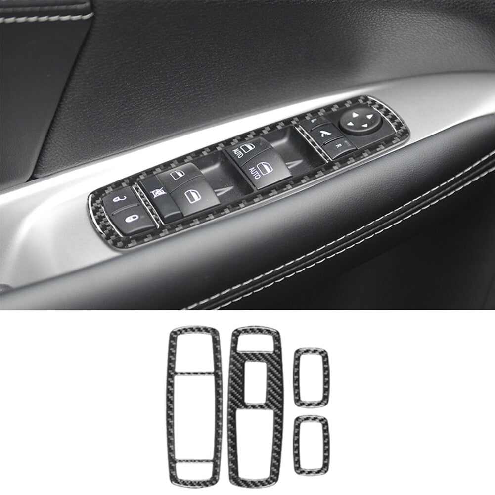 5Pcs Red Carbon Fiber Central Console Cover Trim For Celica 2000-2005 v