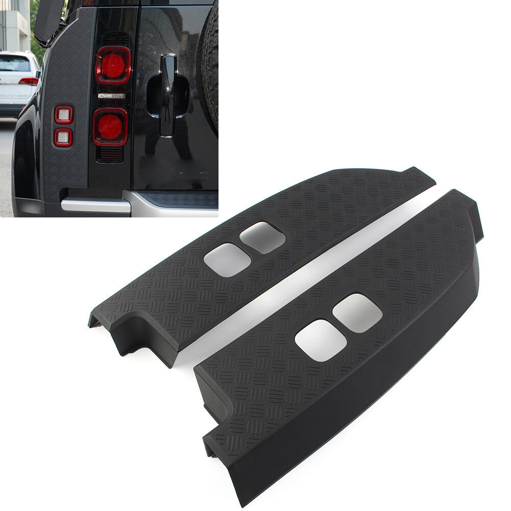 Rear Tail Light Cover Trim for Land Rover for Defender 90 110 2020-2023 Matte Black