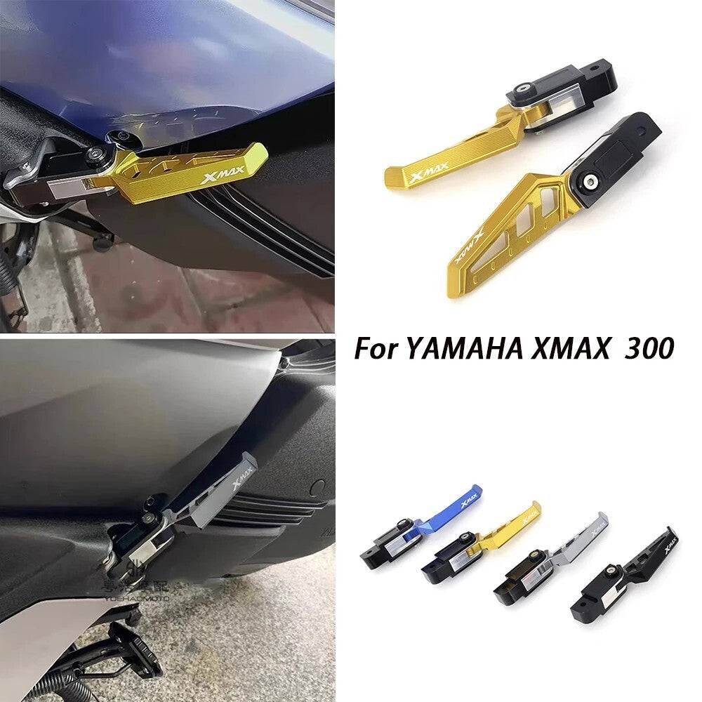 for YAMAHA XMAX 300 Rear Passenger Foot Rest Pegs Rear Pedals anti-slip pedals