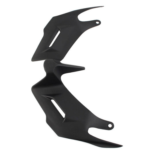 Black Front Fairing Aerodynamic Winglets Spoiler for Yamaha YZF R3 R25 2014-2018
