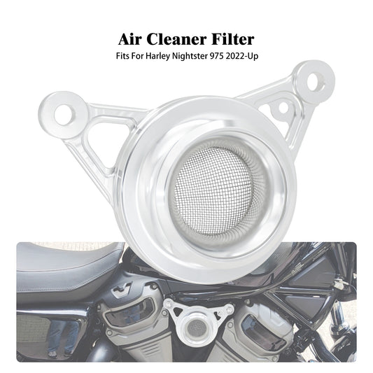 Chrome Air Filter Cleaner Intake System Fits For Nightster 975 RH975 2022-2023 Q