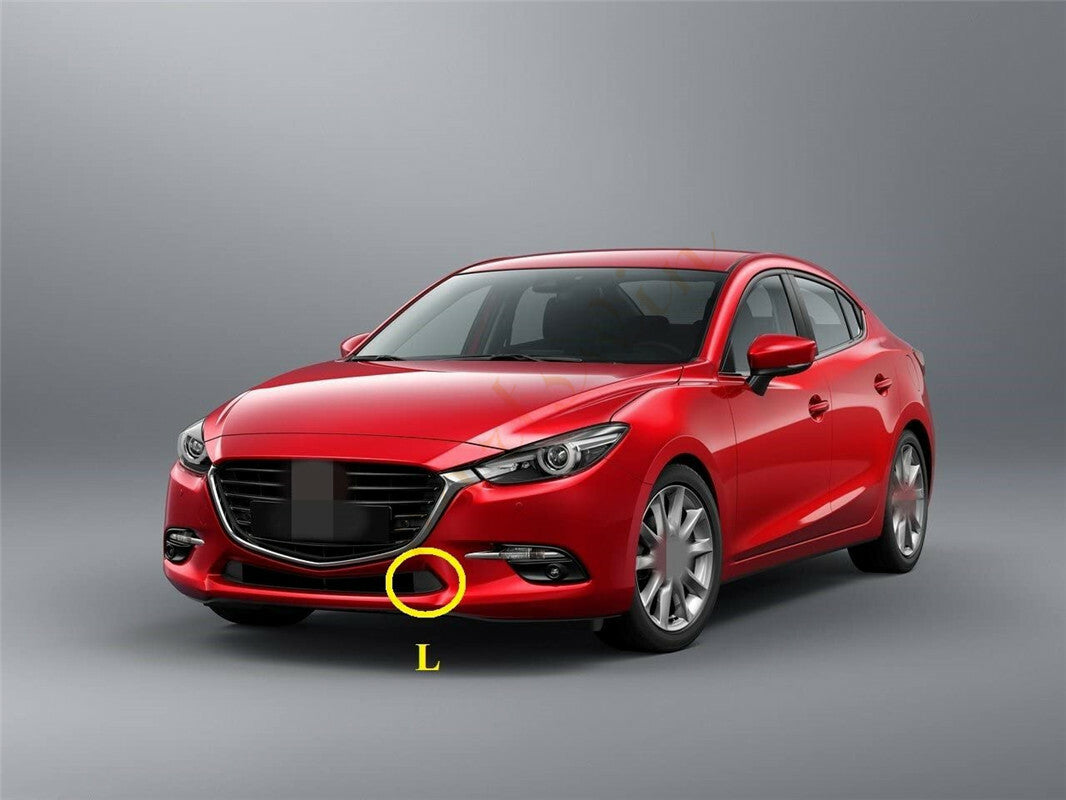 Left tow hook eye cap trailer cover front bumper for Mazda 3 2017-2018 n