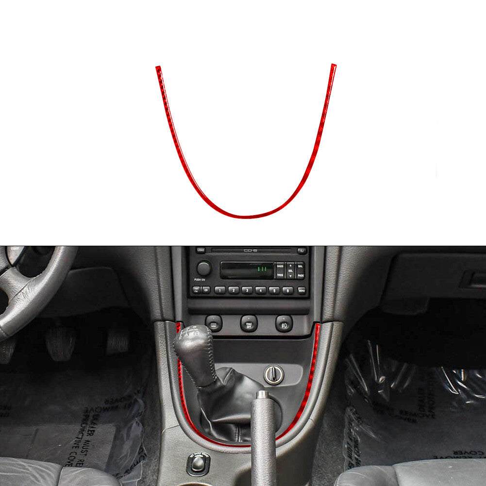 Red Carbon Fiber Window Switch Lift Panel Cover Trim for Honda S2000 2004-2009 v