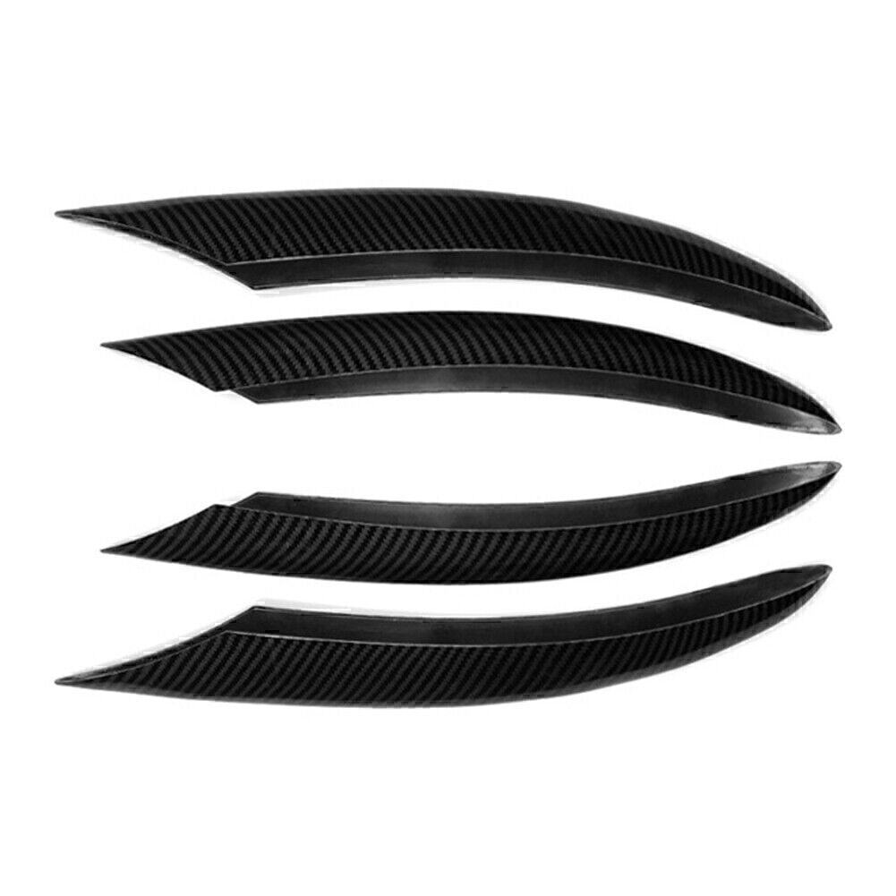 Front Fog Light Cover Trim Fit for Benz C-Class C200 C260 W205 2019+ Carbon Fiber