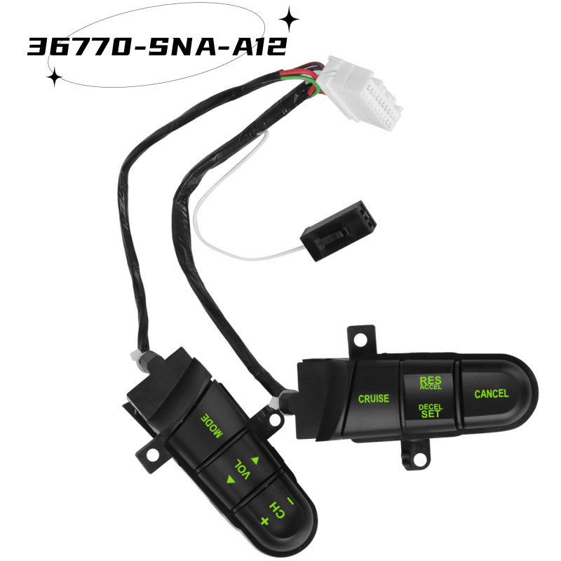 Steering wheel control switches for Honda for Civic 2006 - 2007 - 2008 (Green Light) n