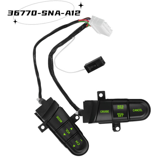 Steering wheel control switches for Honda for Civic 2006 - 2007 - 2008 (Green Light) n