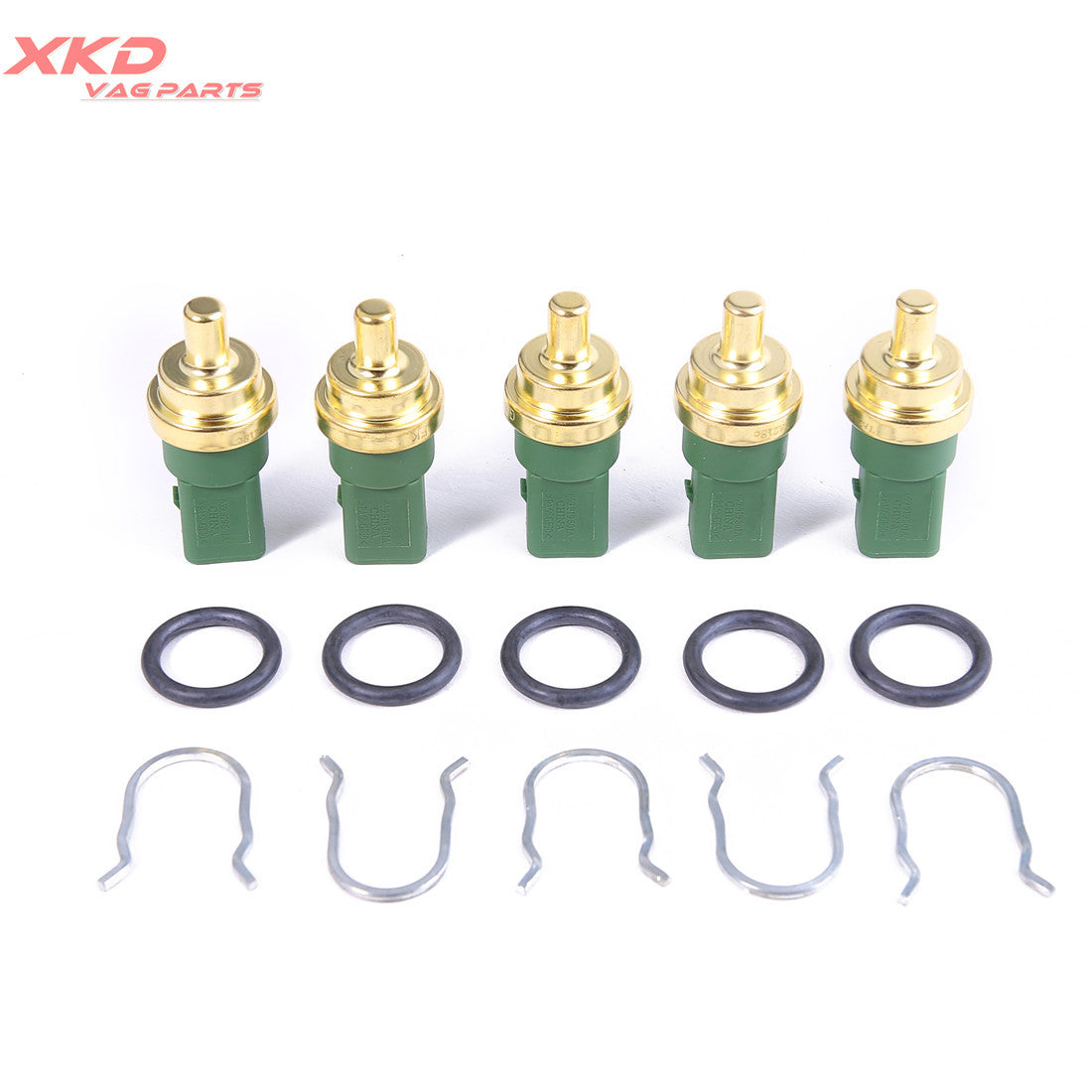 5-piece coolant temperature sensor water switch 4-pin pack suitable for VW for Jetta , for Golf , and Beetle Q