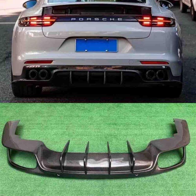 carbon fiber rear bumper diffuser exterior body kit for Porsche for Panamera 971
