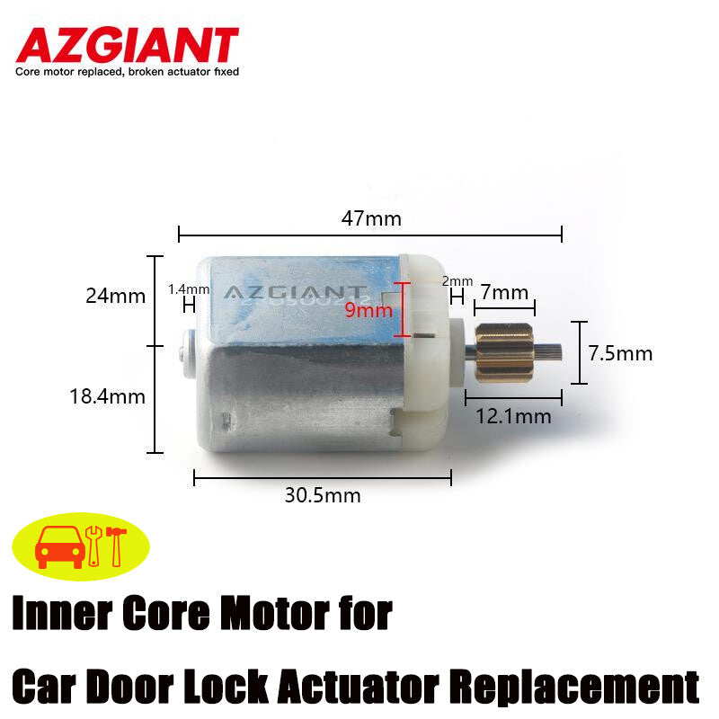 9Teeth Car Door Lock Actuator Motor FC-280SC-24105 for Tesla Model X 2017-2023