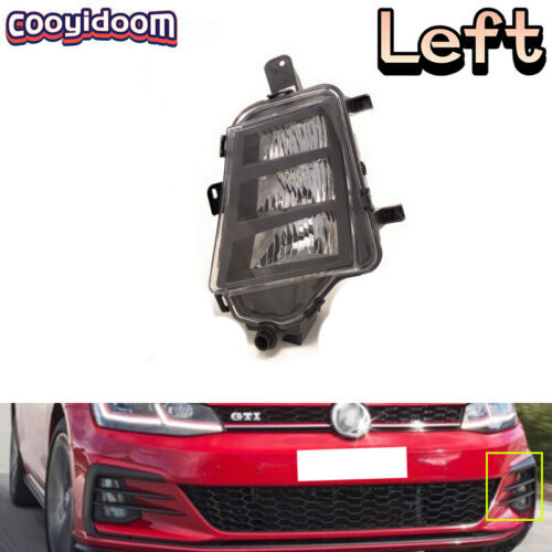 For 17-19 for VW for Golf 7 Facelift MK7.5 GTI GTD Left LED Daytime Running Fog Light
