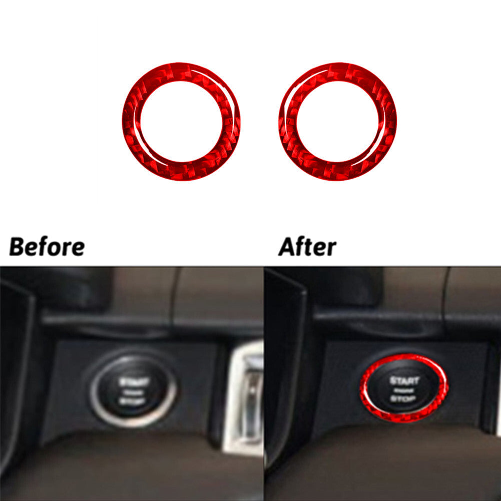 Carbon Fiber Front Door Panel UP Sticker Trim Cover for KIA Sedona 2015-2016 v