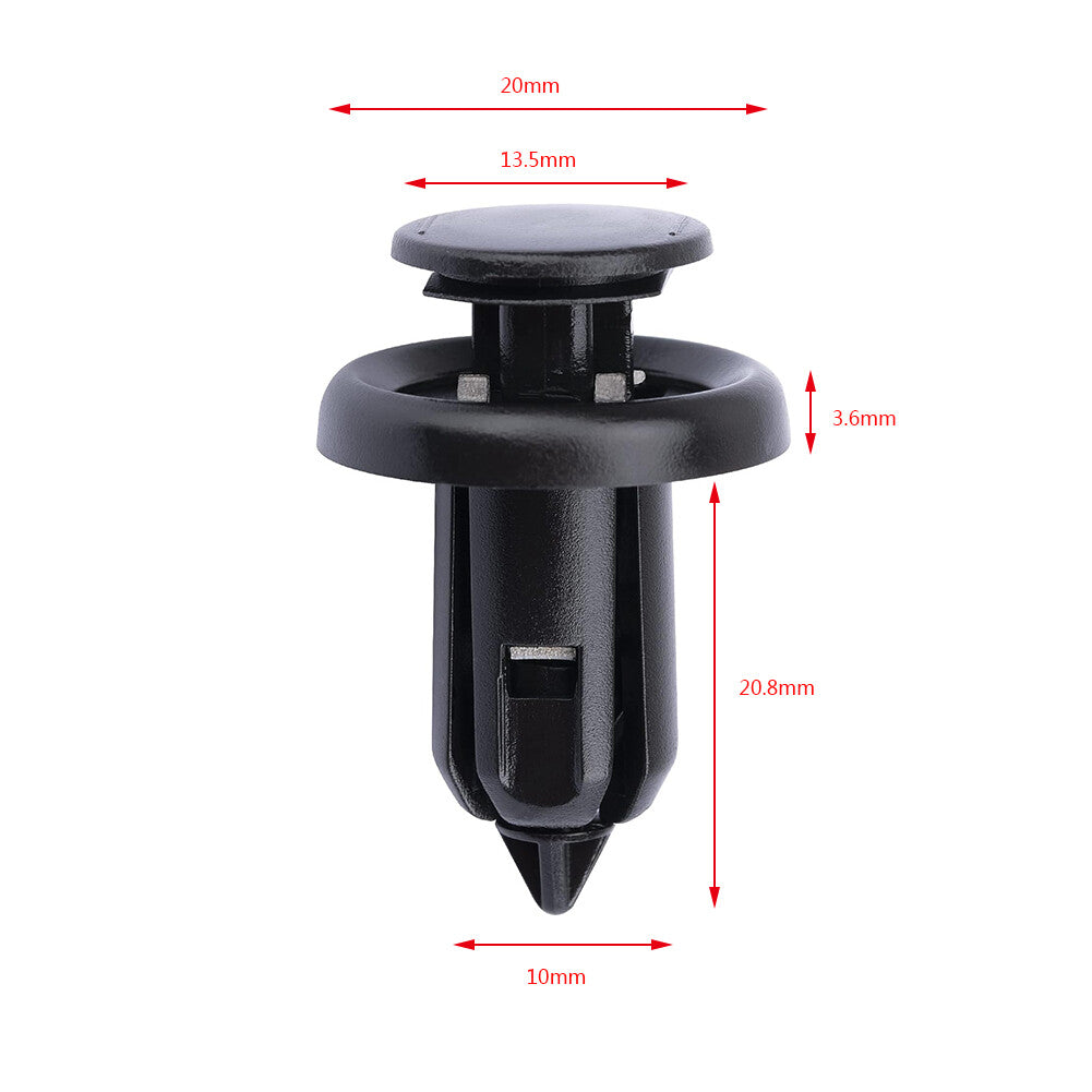 10 Car Bumper Under Engine Splash Shield Trim Retainer Clips for Honda CRV