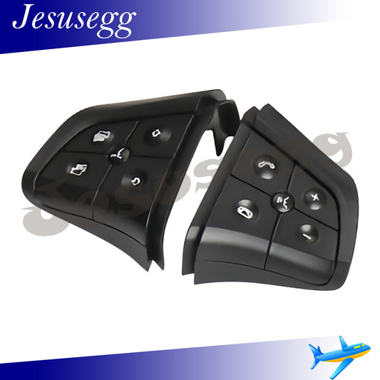 Qty 2 Steering Wheel Switch 5 Button Black Fit for Mercedes-Benz W164 W251 W245