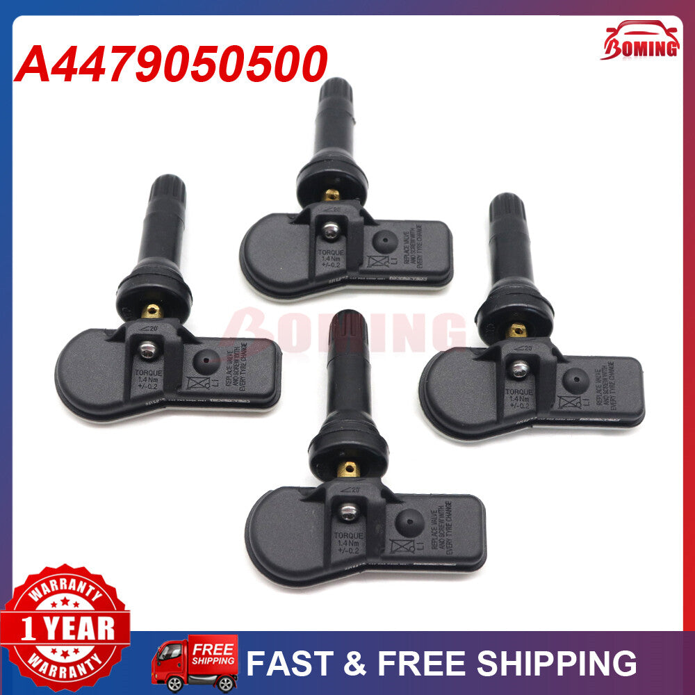 New Tire Pressure Sensors TPMS 4PCS A4479050500 for Mercedes-Benz Metris 2016-20