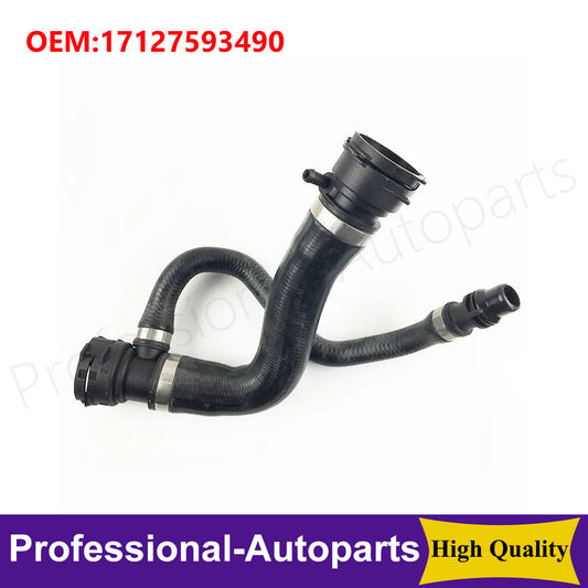 17127593490 Upper Water Tank Radiator Hose for BMW E70 X5 07-09 l6 3.0L