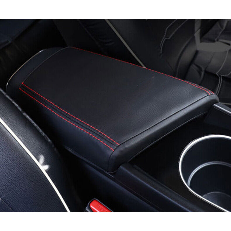 for Hyundai for Elantra 2021-2023 Black PU Armrest Cushion Cover Center Console Pad