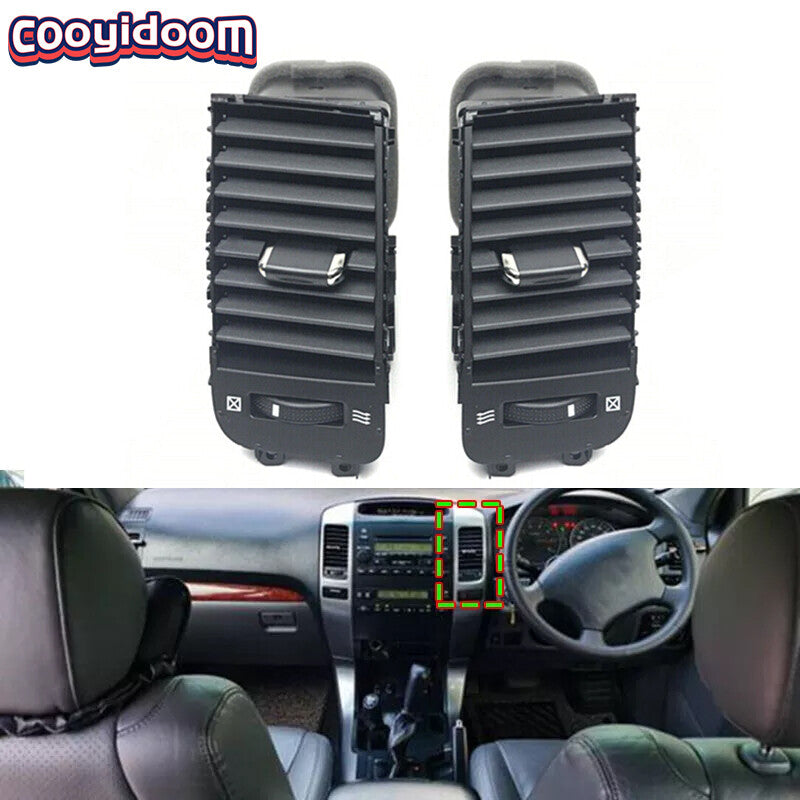 2Pcs for Toyota for Land Cruiser Prado 120 for Lexus GX470 2003-09 Air conditioner Vent